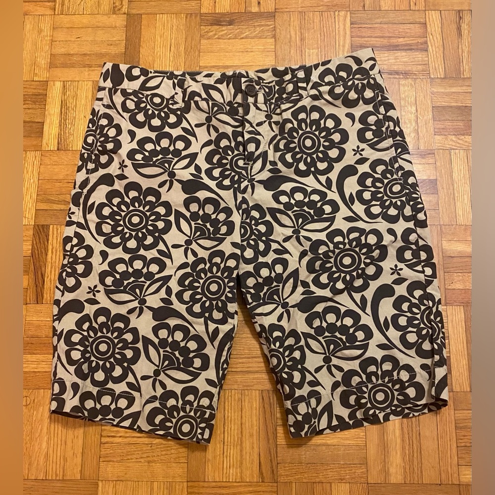 Tommy Hilfiger Brown and Cream Bermudas